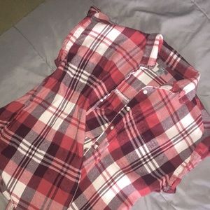 Aerie Plaid Button Up
